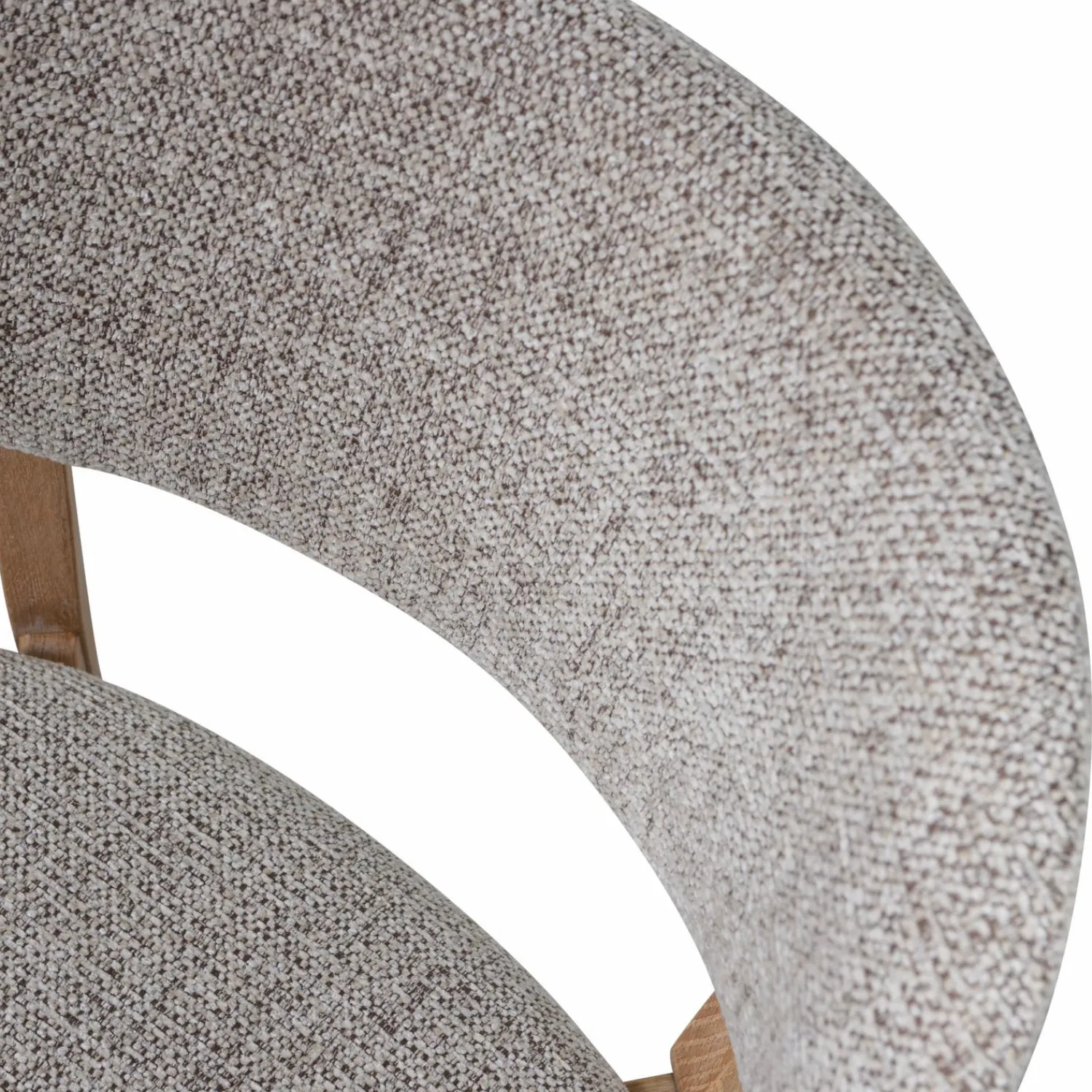 Clearance WOOOD Udar eetkamerstoel met houten frame Naturel