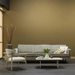 Outlet WOOOD Udar fauteuil met houten frame Naturel