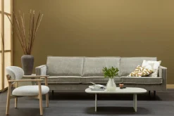 Outlet WOOOD Udar fauteuil met houten frame Naturel