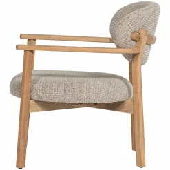 Outlet WOOOD Udar fauteuil met houten frame Naturel