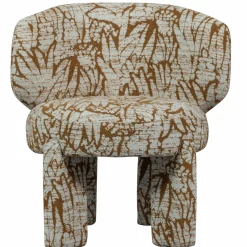 Clearance WOOOD Upke fauteuil met dessin naturel/bruin