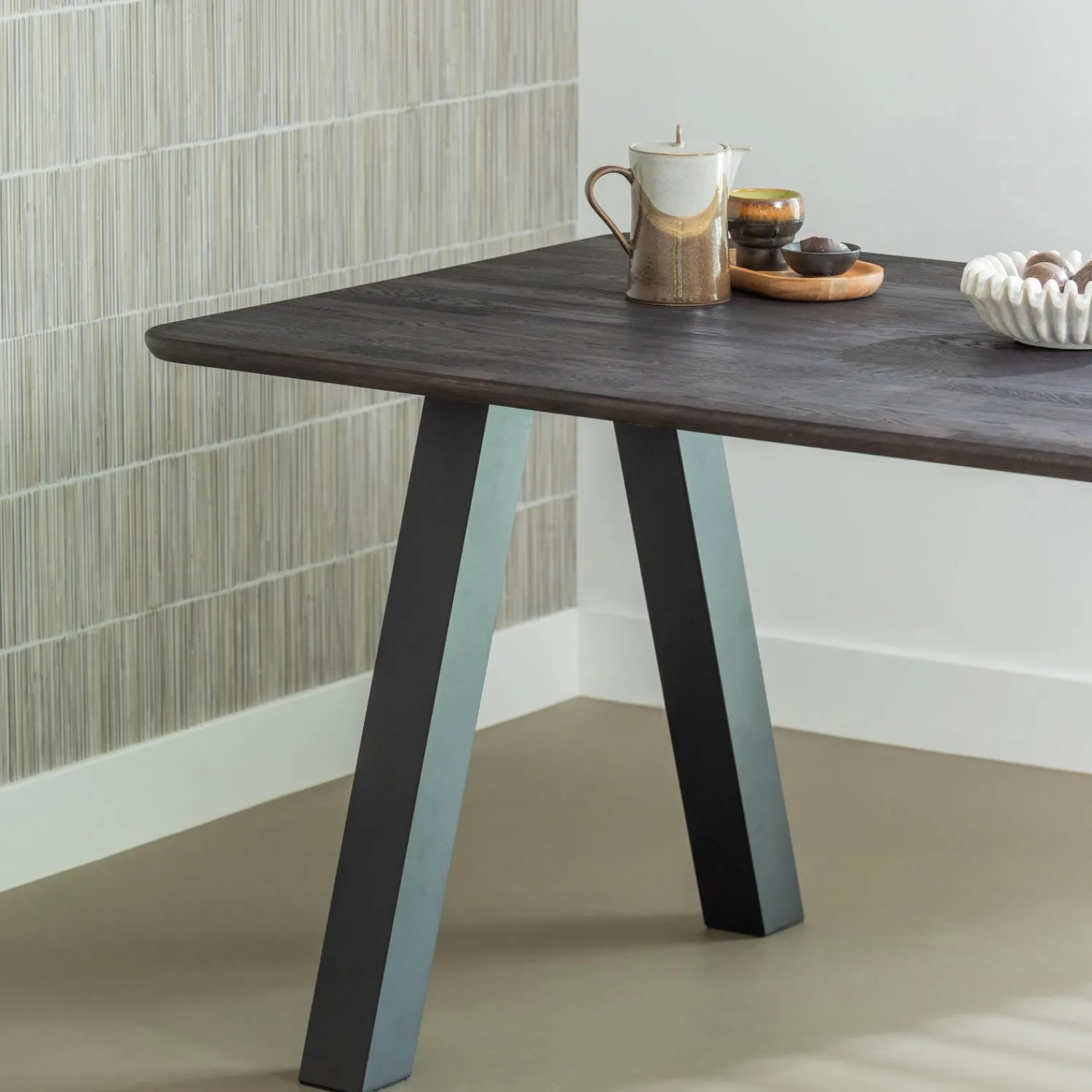 WOOOD Utrecht poot KD metaal 1 stuks