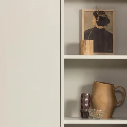 New WOOOD Valerie vaas aluminium zand