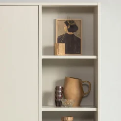 New WOOOD Valerie vaas aluminium zand