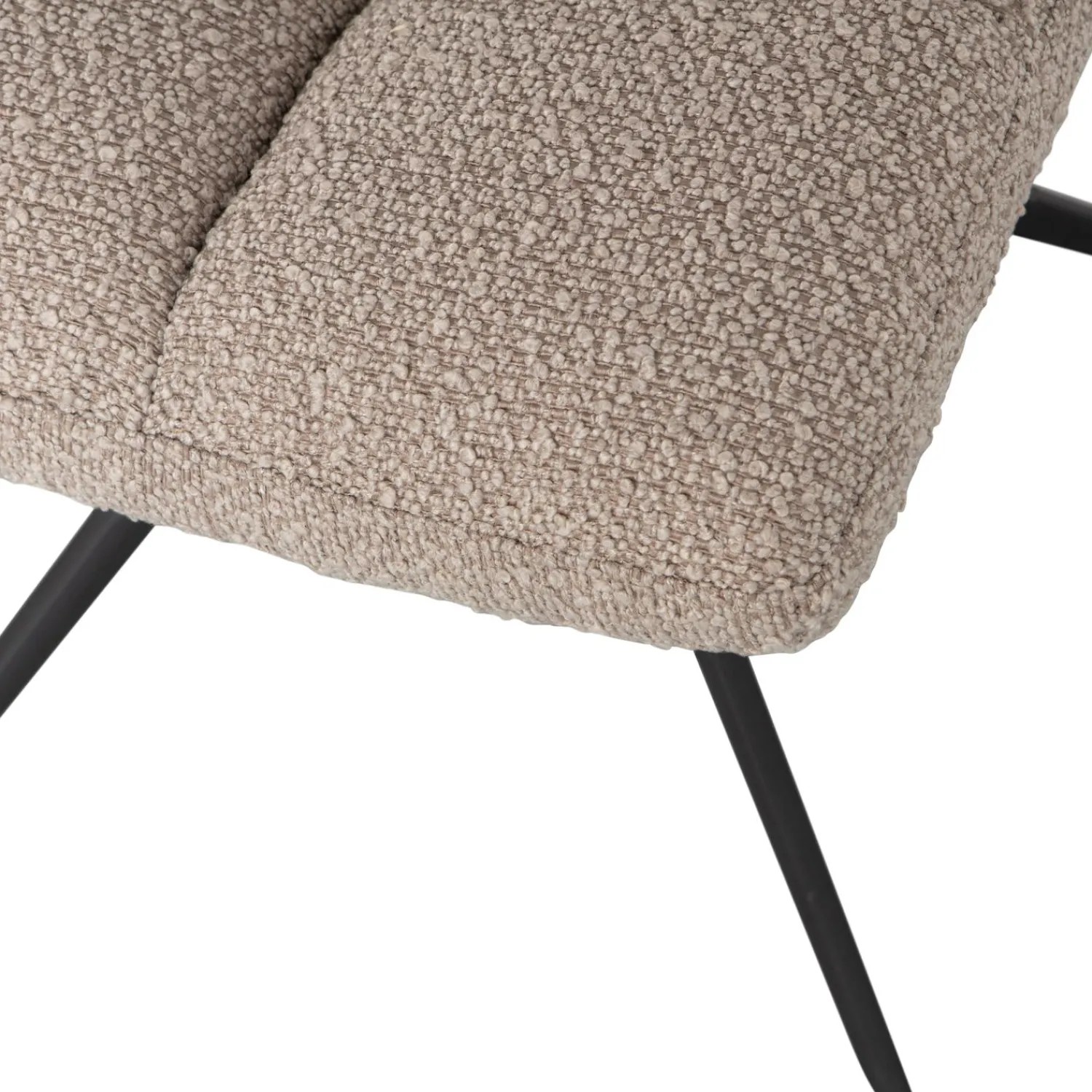 Clearance WOOOD Vinny draaistoel bouclé zand