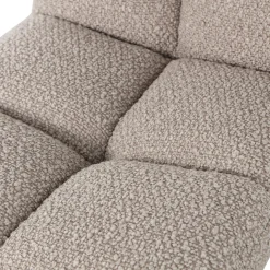 Clearance WOOOD Vinny draaistoel bouclé zand