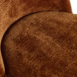Hot WOOOD Vogue barstoel 65 cm 3D chenille Middenbruin