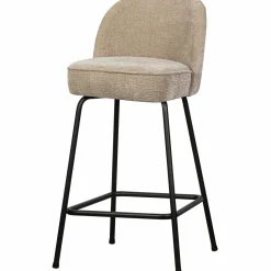 Best WOOOD Vogue barstoel 65 cm 3D chenille Zand