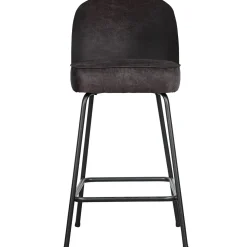 Discount WOOOD Vogue barstoel 65 cm leer Zwart