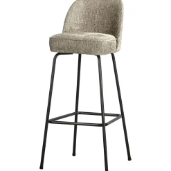 WOOOD Vogue barstoel 80 cm structure velvet Wheatfield