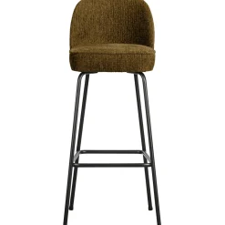 Clearance WOOOD Vogue barstoel 80 cm structure velvet brass