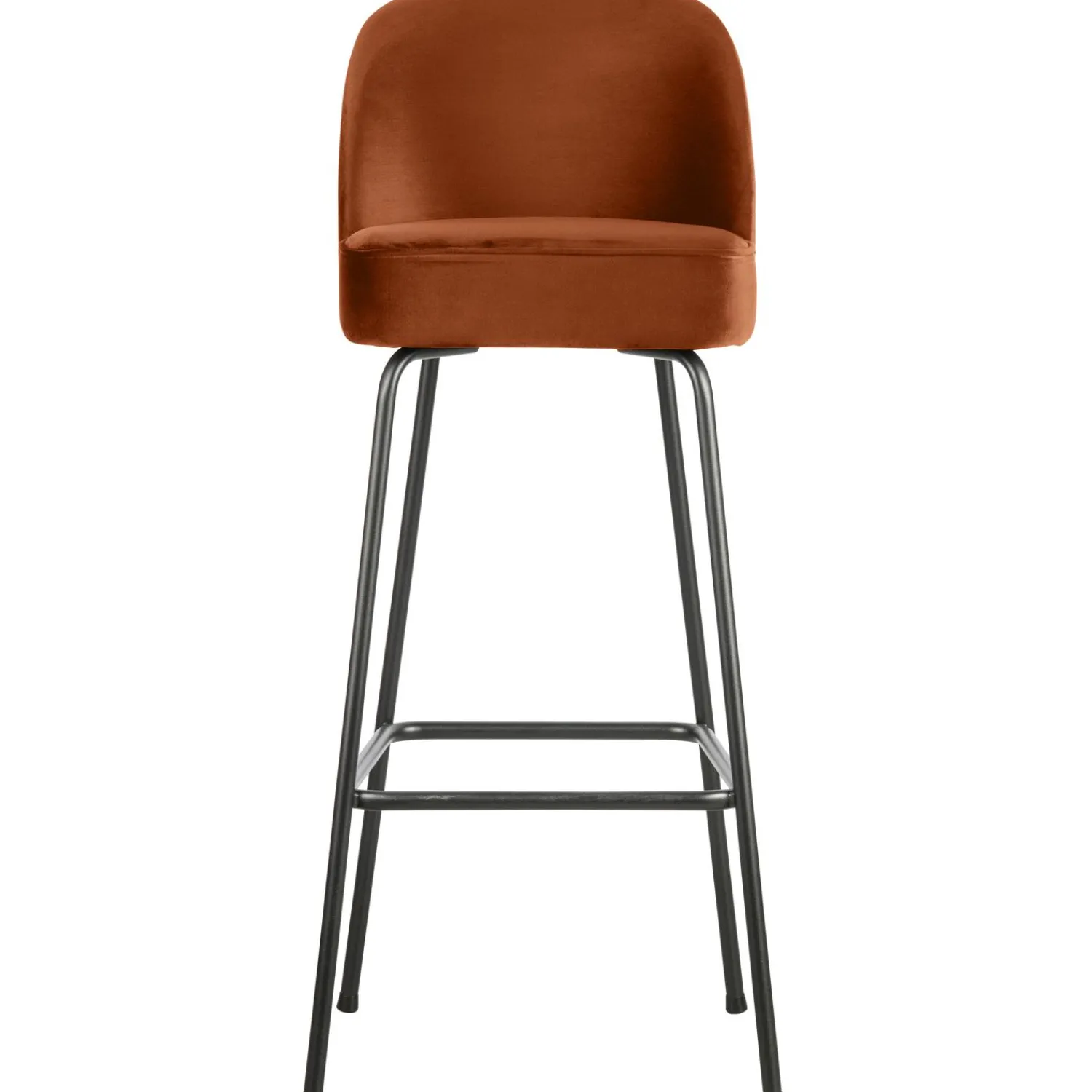 Online WOOOD Vogue barstoel 80 cm velvet Roest