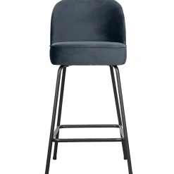 Sale WOOOD Vogue barstoel 65 cm velvet groen Blauw