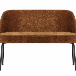 Discount WOOOD Vogue eetbank 3D chenille Middenbruin