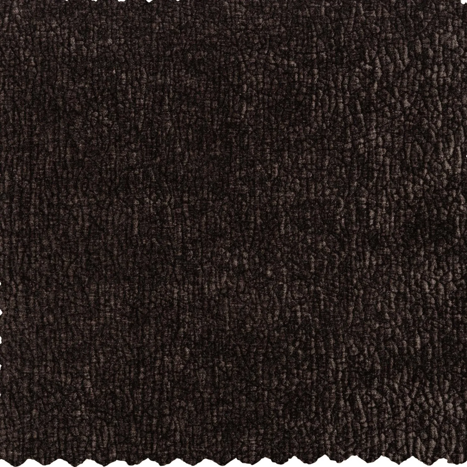 Clearance WOOOD Vogue eetbank 3D chenille Donkerbruin