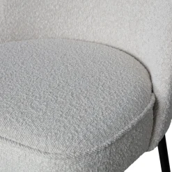 Online WOOOD Vogue eetkamerstoel bouclé Naturel