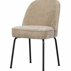 New WOOOD Vogue eetkamerstoel 3D chenille Zand