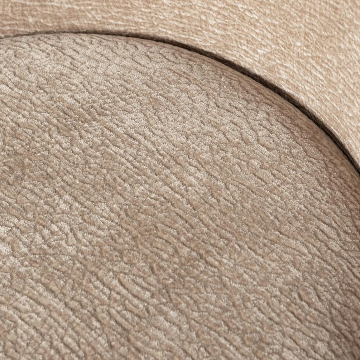 New WOOOD Vogue eetkamerstoel 3D chenille Zand