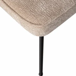 New WOOOD Vogue eetkamerstoel 3D chenille Zand