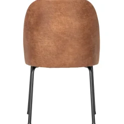 Discount WOOOD Vogue eetkamerstoel leer Cognac