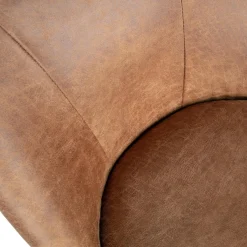 Discount WOOOD Vogue eetkamerstoel leer Cognac