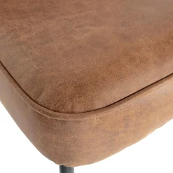 Discount WOOOD Vogue eetkamerstoel leer Cognac