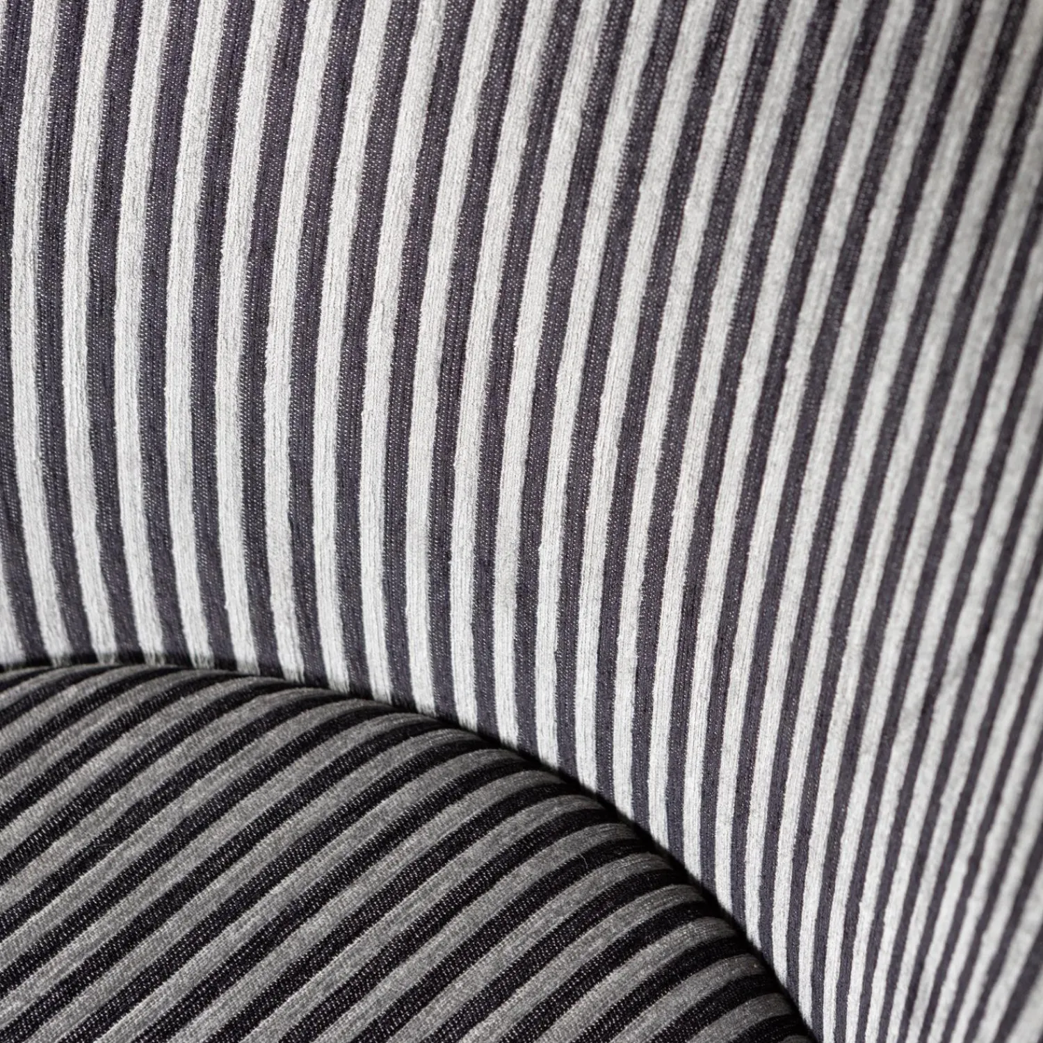 Discount WOOOD Vogue eetkamerstoel streep Zwart/grijs