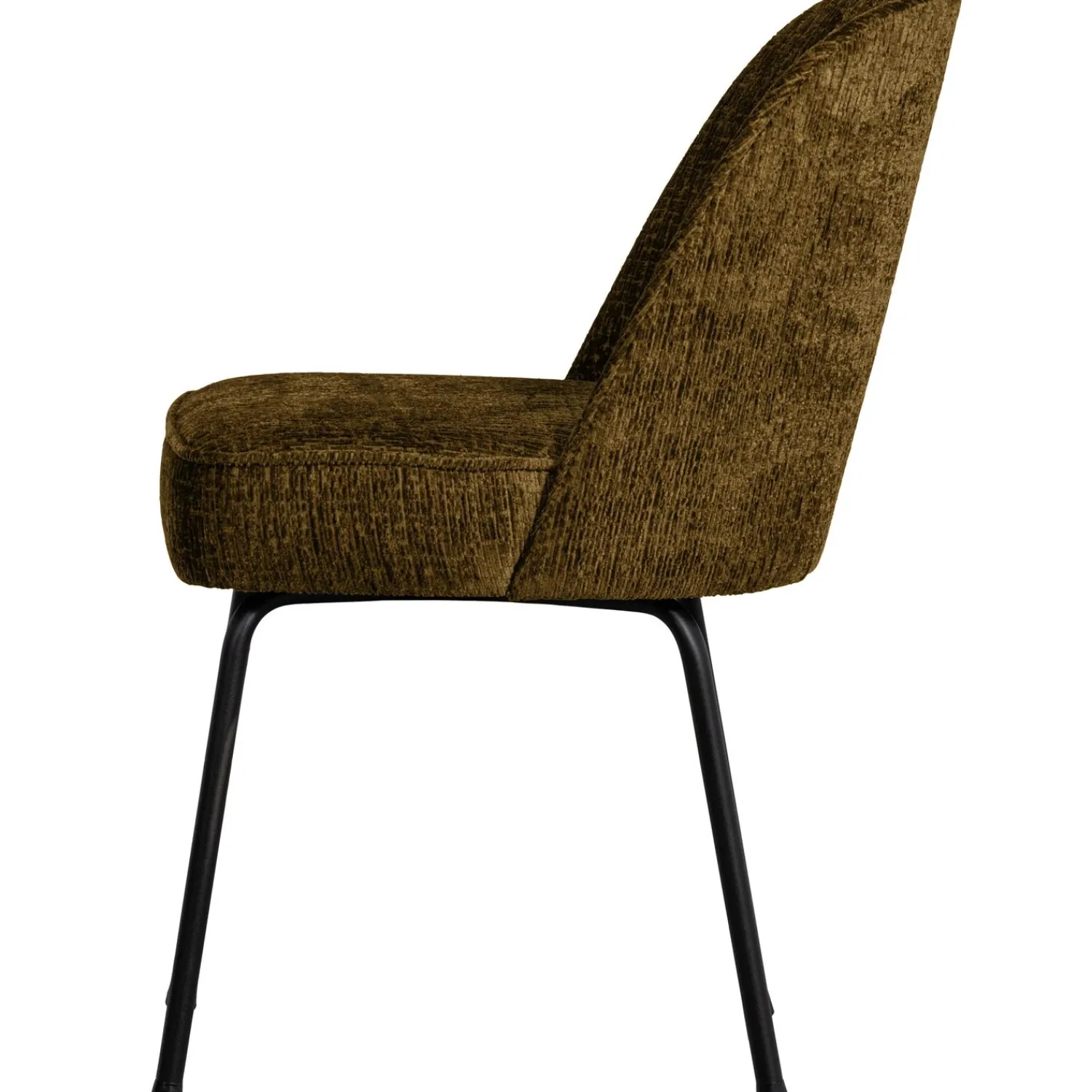 Clearance WOOOD Vogue eetkamerstoel structure velvet Brass