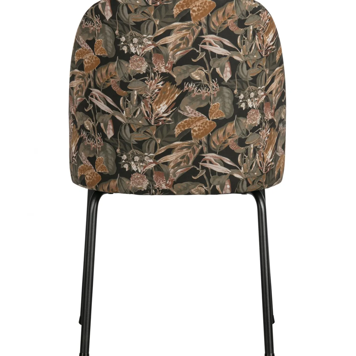 Outlet WOOOD Vogue eetkamerstoel velvet Bouquet zwart