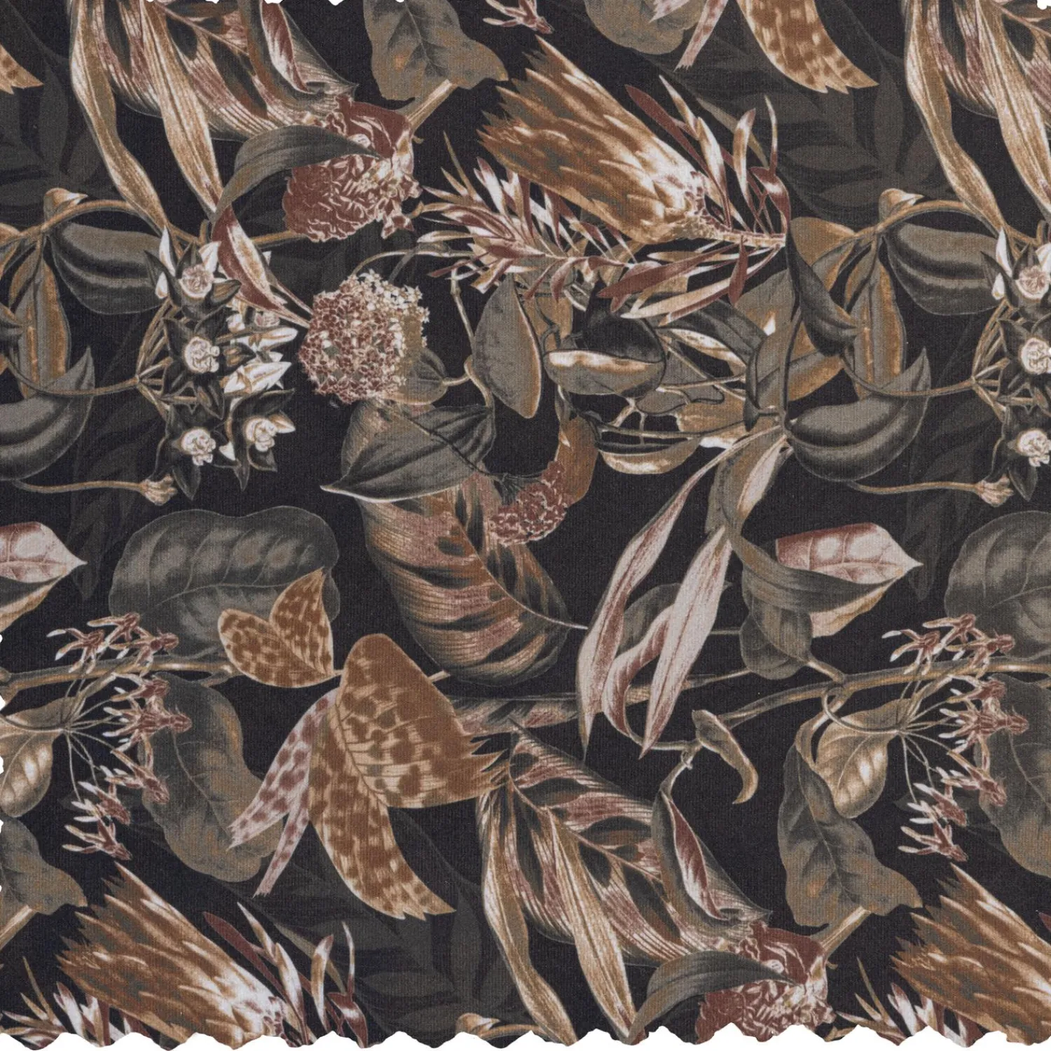 Outlet WOOOD Vogue eetkamerstoel velvet Bouquet zwart