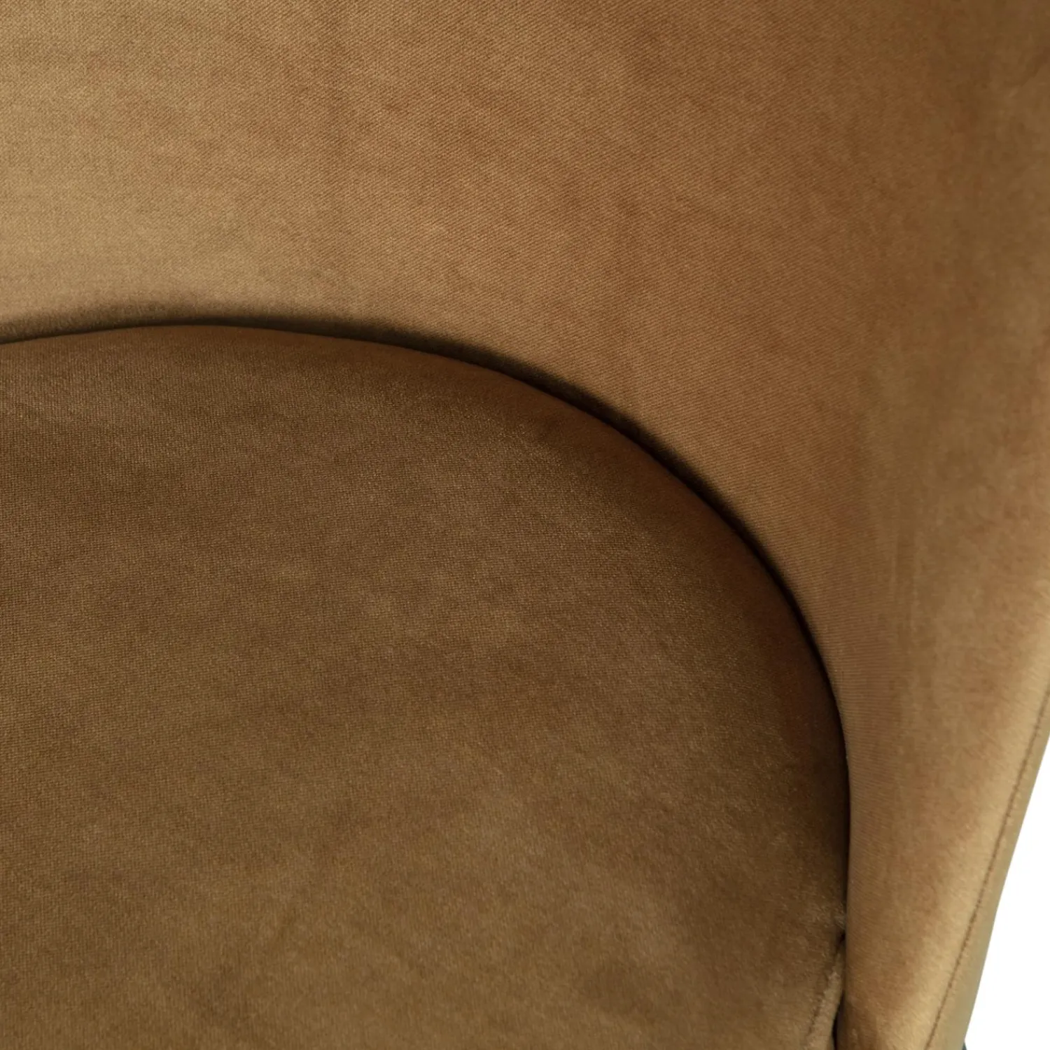 Hot WOOOD Vogue eetkamerstoel velvet Honinggeel