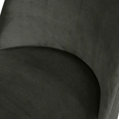 Best WOOOD Vogue eetkamerstoel velvet Donkergroen