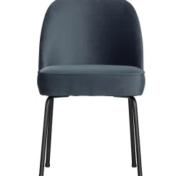 Discount WOOOD Vogue eetkamerstoel velvet groen Blauw