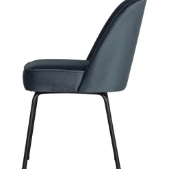 Discount WOOOD Vogue eetkamerstoel velvet groen Blauw