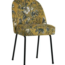 Outlet WOOOD Vogue eetkamerstoel velvet Poppy mosterd