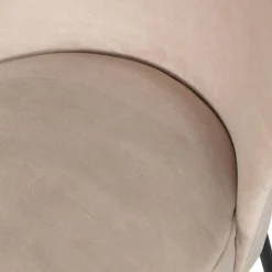 Online WOOOD Vogue eetkamerstoel velvet Khaki