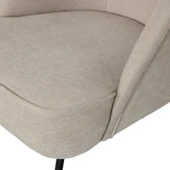 Outlet WOOOD Vogue fauteuil geweven stof Zand