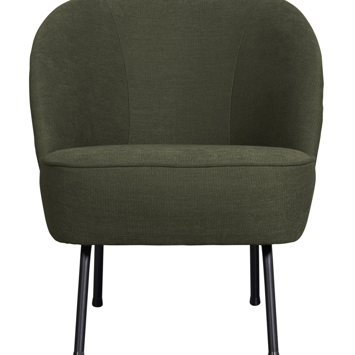 Sale WOOOD Vogue fauteuil geweven stof Warm groen