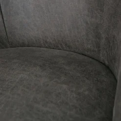 Sale WOOOD Vogue fauteuil leer Zwart