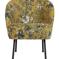 Outlet WOOOD Vogue fauteuil velvet Poppy mosterd