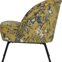 Outlet WOOOD Vogue fauteuil velvet Poppy mosterd