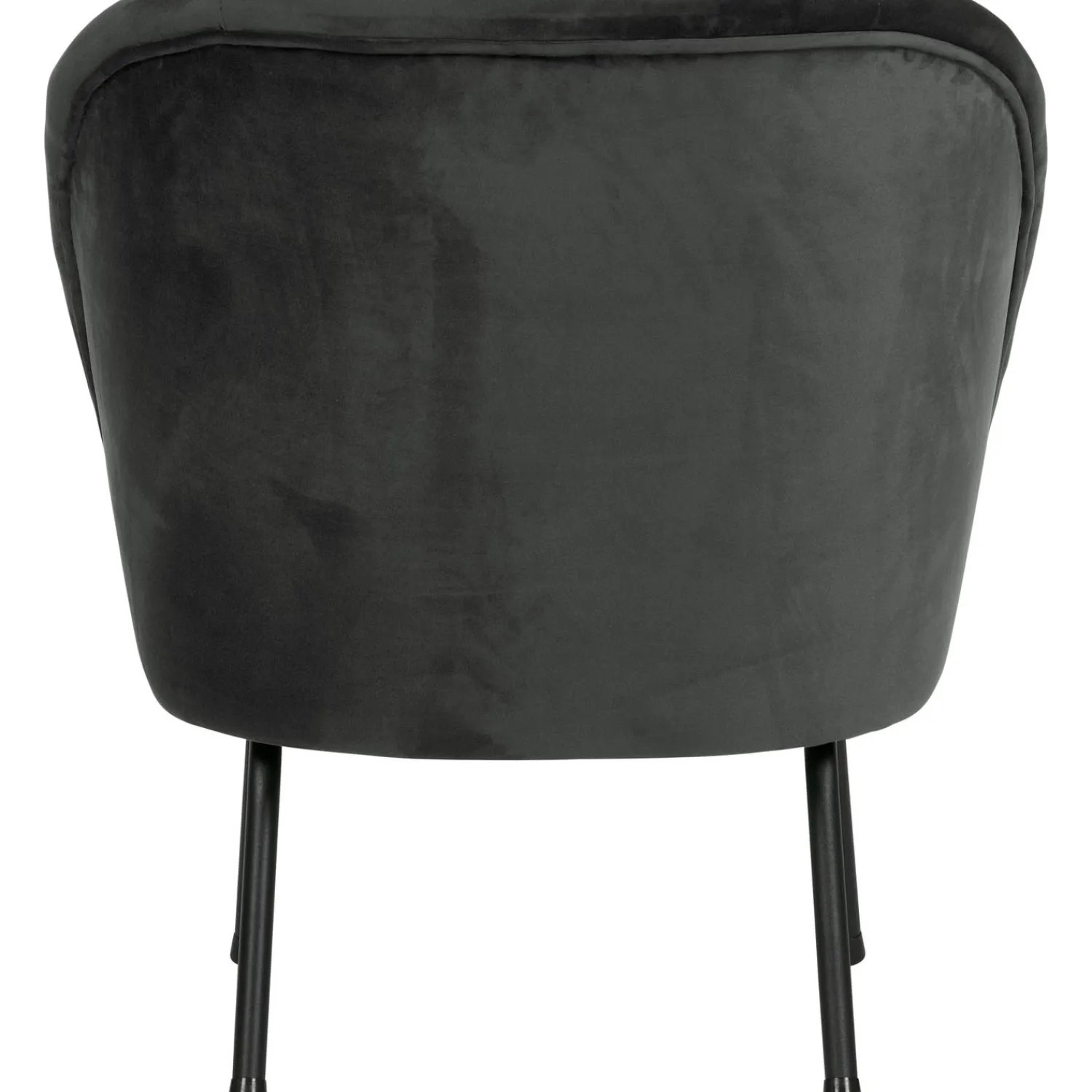 Best WOOOD Vogue fauteuil velvet Zwart