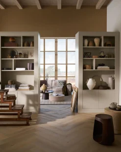 Clearance WOOOD Wallcover wandkast 117 cm grenen dust