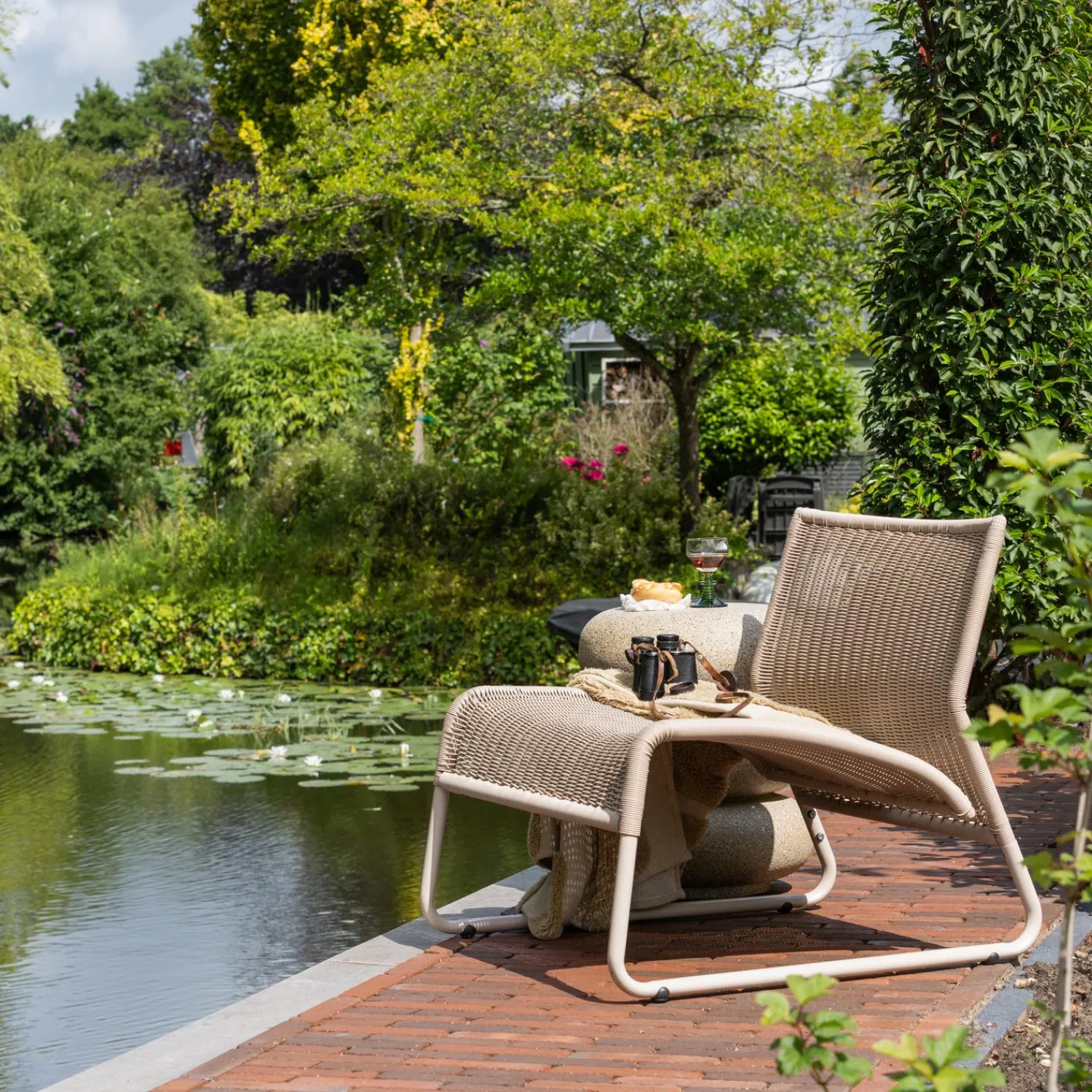 New WOOOD West tuin loungestoel Zand