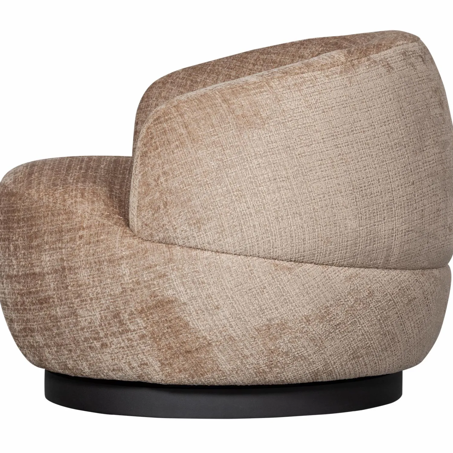 Sale WOOOD Woolly draaifauteuil chenille Zand