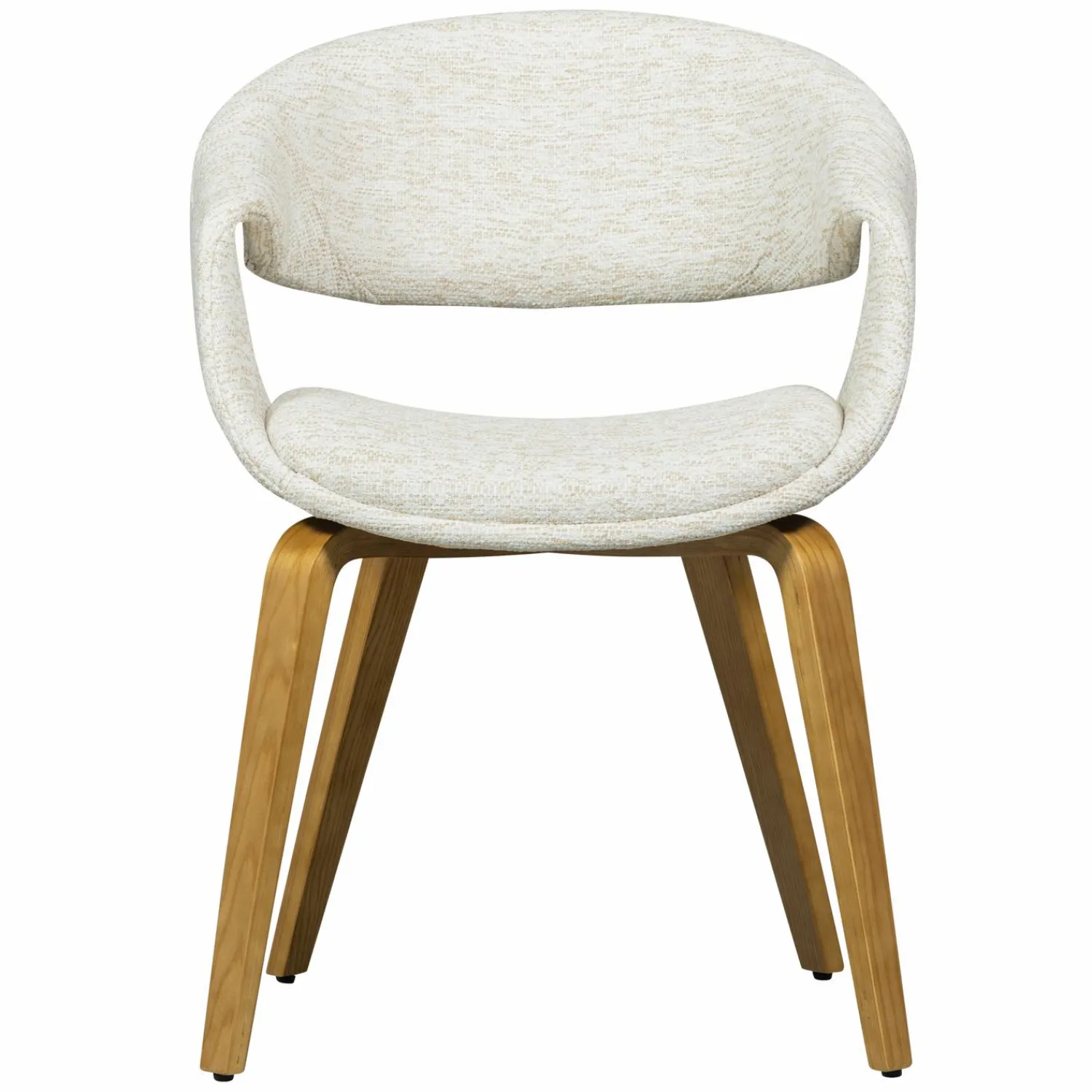 New WOOOD Yossi eetkamerstoel met houten poot Naturel