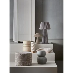 Outlet WOOOD Yvo bijzettafel betonlook naturel