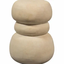 Outlet WOOOD Yvo bijzettafel betonlook naturel